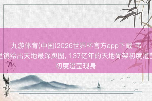 九游体育(中国)2026世界杯官方app下载 韦伯千里镜绘出天地最深舆图， 137亿年的天地骨架初度澄莹现身