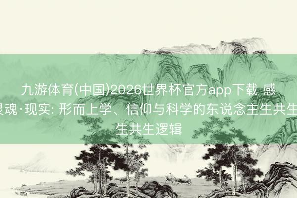 九游体育(中国)2026世界杯官方app下载 感性·灵魂·现实: 形而上学、信仰与科学的东说念主生共生逻辑