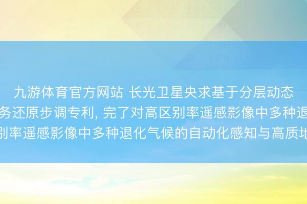 九游体育官方网站 长光卫星央求基于分层动态辅导的遥感图像多任务还原步调专利， 完了对高区别率遥感影像中多种退化气候的自动化感知与高质地还原