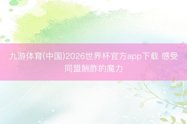 九游体育(中国)2026世界杯官方app下载 感受同盟酬酢的魔力
